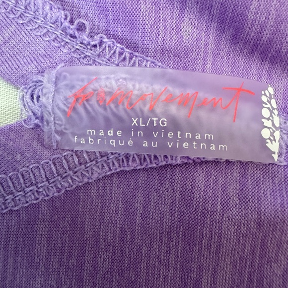 FP Movement Women's‎ Athletic Performance Muscle Tank Top Purple XL Gym Fitness - Picture 2 of 13